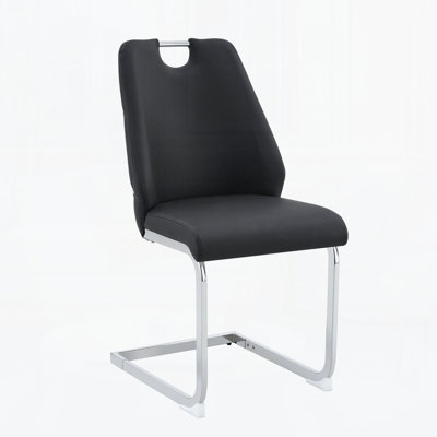 Ensemble de 4 chaises de salle à manger rembourrées à haut dossier