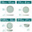 Stoneware Dinnerware Set 16 Piece - Service for 4-117196163