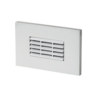 LED Step Lighting Satin Nickel Integrated LED Metal Step Light