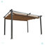 Pergola en aluminium avec auvent-90614237-90614234