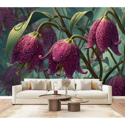 Papier peint adhésif rétro à motif léopard lilas mauve rétro imprimé léopard mauve rétro H 100 po x l 144 po, papier peint amovible en PVC pour chambre à coucher, bureau à domicile