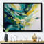 Impression sur toile jaune et turquoise, ordre complexe I - formes abstraites-1495303855-1495303860
