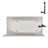 Streamline 66 in. x 32 in. Acrylic Left-Hand Drain Alcove Bathtub in Glossy White With External Drain-101699010