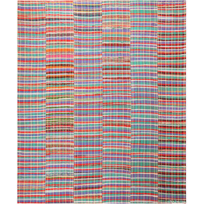 One-of-a-Kind Rectangle 12'2" X 14'10" New Age Area Rug in Red