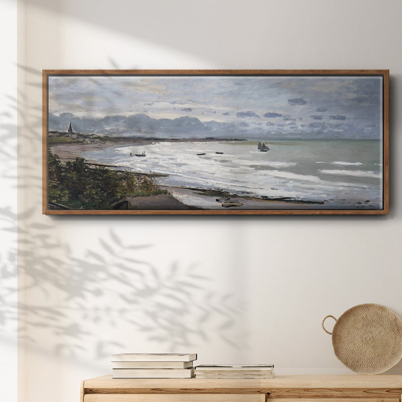 The Beach at Saint - Toile encadrée, H 12 po x l 30 po