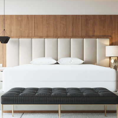 Protège-matelas 100% coton respirant, bloque les acariens, le pollen et les squames d'animaux
