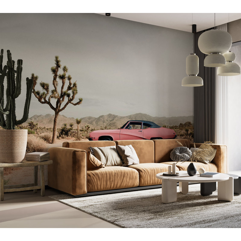 Peel & Stick Landscape Wall Mural - Desert California, 82" L x 115" W