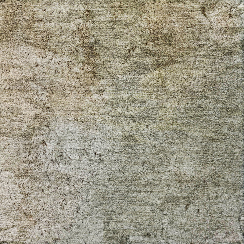 Tapis à poil long de qualité supérieure lavable à la machine ADS595, Taupe, 5 pi x 7 pi 6 po
