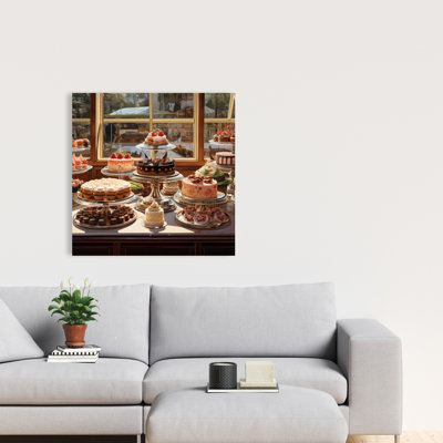 Feast Contemporary Kitchen Food Canvas | Home Decor Art