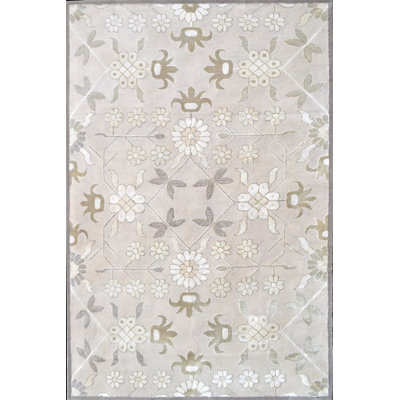 Silk Geometric Indoor Rug