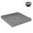 Streamline 36 in. x 36 in. Corner Acrylic Shower Base in Matte Grey with Center Drain, Drain Included-118934387