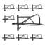 57.9cm W Steel Wall Mounted Shelving Unit