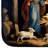 Christmas Nativity Scene Dish Drying Mat