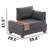 Nane Polyester & Cotton 39.37'' Reception Loveseat-1880669565