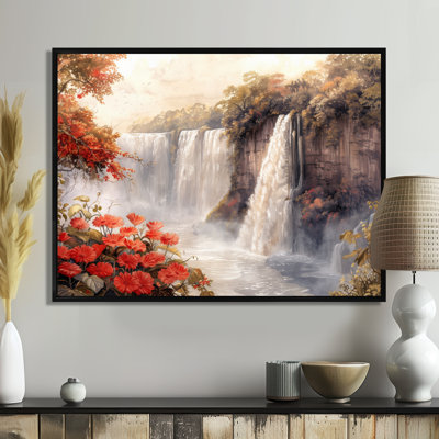 Chutes d'Iguazu dans la jungle de l'Argentine II - impression d'art mural jungle