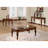 Cherry Rectangle Coffee Table With Turned Legs