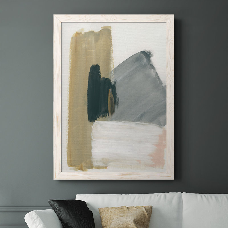 Marble Block Symmetry II - impression d'un cadre photo sur toile, Blanc, H 37,5 po x l 27,5 po x P 1 po