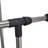 Rebrilliant Adjustable Clothes Rack 4 Castors 2 Hanging Rails