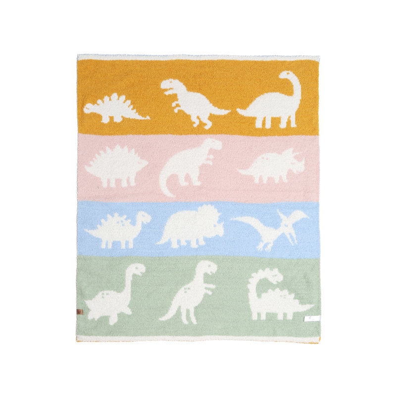 Jeté de luxe pour enfants multicolore à motif animalier - MULTI