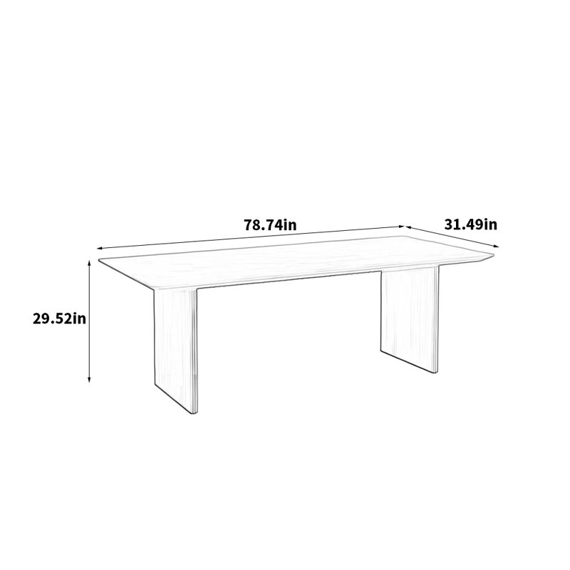 Winzler, H 29,52 po x L 78,74 po x l 31,49 po