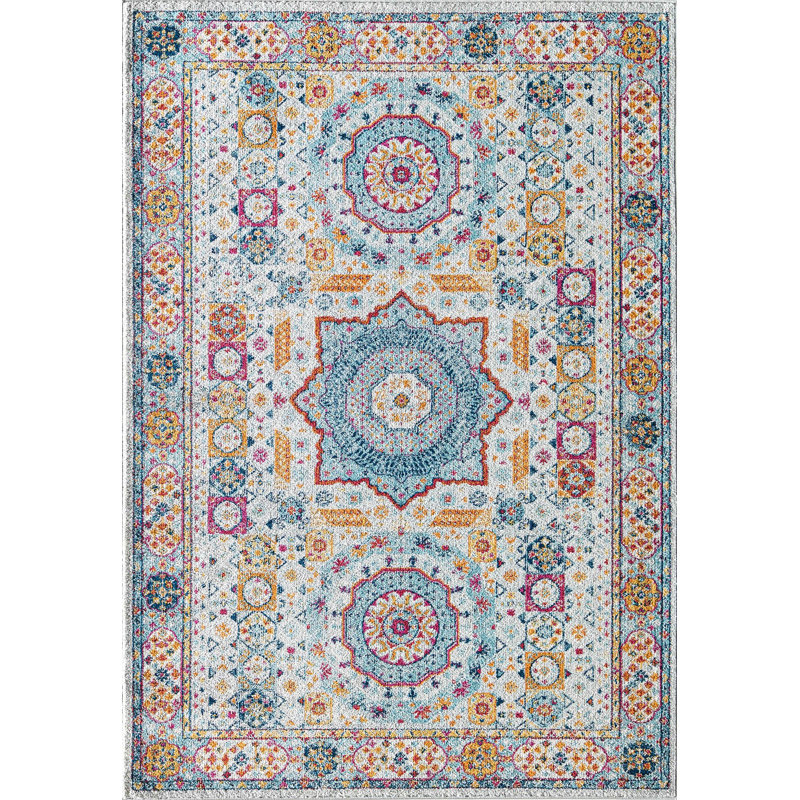 Hailey Vintage Constellation Area Rug, Runner 2'6" x 8'