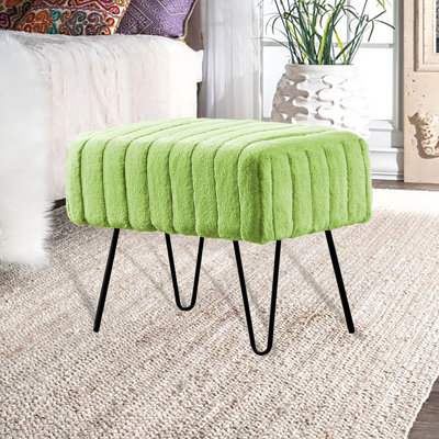 48.3cm Wide Rectangle Solid Colour Standard Ottoman