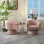 Fauteuil demi-tonneau pivotant de 25,2 po Iryanna-97755416-123185140