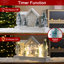 Décoration de table 16 "L Christmased Snowed Villages