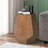 Metal Hammered End Table