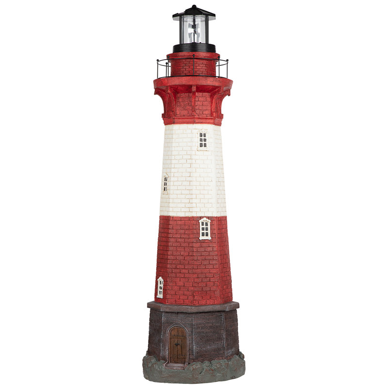 Statue phare côtier solaire