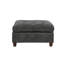Salon moderne gris antique avec housse en similicuir respirant, rembourrage des pieds en bois, pour