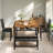 4-piece Extendable Dining Room Table And Chairs Set For 4-6, 58" Mid-century Modern Dining Table Set With Faux Marble Table & 1 Bench & 2 Backrest Chairs, Space Saving Kitchen Dining Table Set With Drop Leaf For Dining Room, Apartment, Kitchen