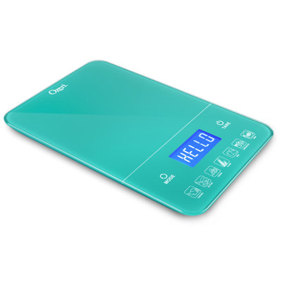 Ozeri Touch III 22 lbs (10 kg) Digital Kitchen Scale with Calorie Counter, in Tempered Glass