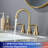 Widespread 2-handle Bathroom Faucet with Drain Assembly-82802446