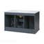 Armoire de salle de bain murale avec lavabo en céramique et tiroirs, meuble-lavabo simple de style français avec charnières à fermeture douce-133416502