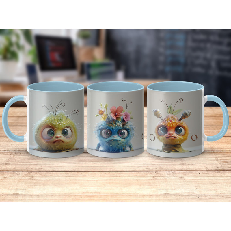 Ceramic Coffee Mug, Light Blue