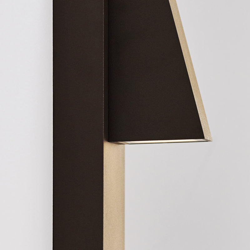 Peak LED Outdoor Flush Mount, Bronze