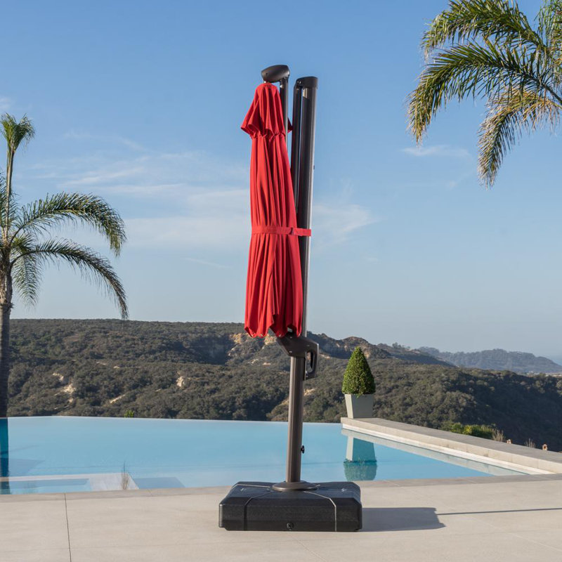 Cannes 20 Piece Estate Patio Deep Seating Group with Cushion, Canvas Jockey Red Sunbrella® Canvas