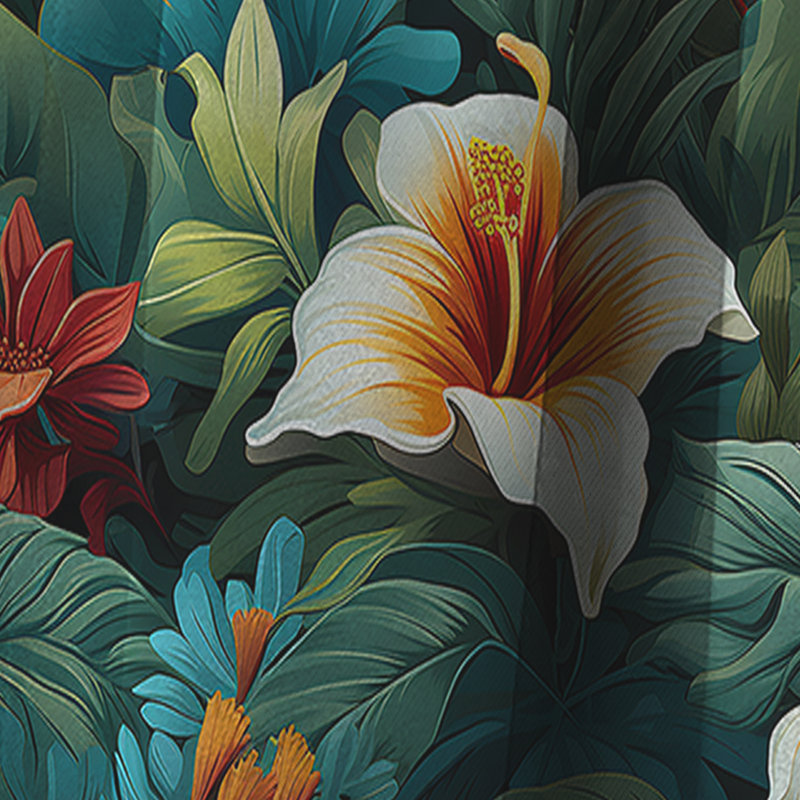 Motif tropical Rainforest Radiance, L 52 po x L 63 po