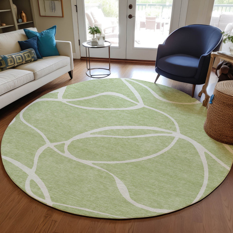Machine Washable Indoor/Outdoor Chayden ACN999 Rug