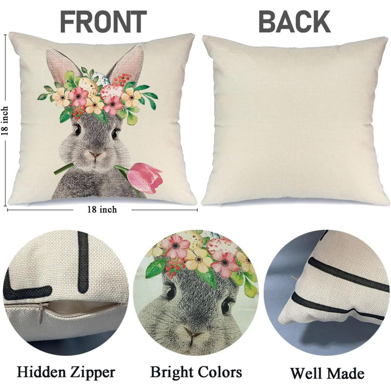 Reversible Pillow Cover
