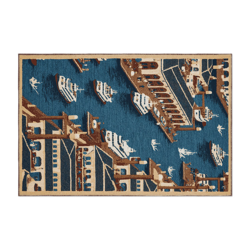 Tapis intérieur et extérieur gris Transport, Rectangulaire 2 pi x 3 pi