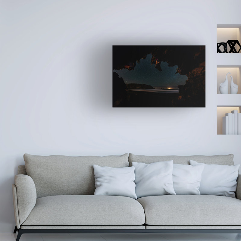 Art sur toile Galaxy, François Roughol, H 30 po x l 47 po