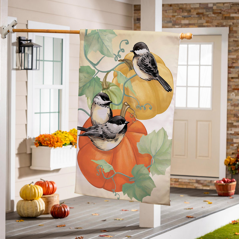 Drapeau de maison Chickadee