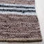 Tapis blanc / noir / gris en cuir / coton tissé à la main Rigmor-1639031357