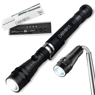 Domira Led Magnetic Pickup Tool – 17–57cm Telescopic Rod With Flexible Neck & Strong Magnet