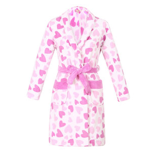 Fleece Girl / Woman+ Mid-Calf Bathrobe with Pockets and Hood
