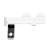 Bidet Attachment for Toilet 0.3" Thin Dual Nozzles Adjustable Pressure