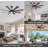 Delontae 60'' Ceiling Fan with LED Lights-781141501