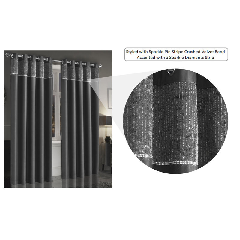 Crandall Blackout Curtain Pair, Width 165 x Drop 137 cm